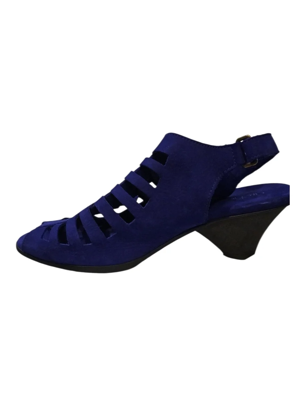 Arche Size 40 Exor Birdcage Sandals Pumps Purple Blue - Picture 4 of 16